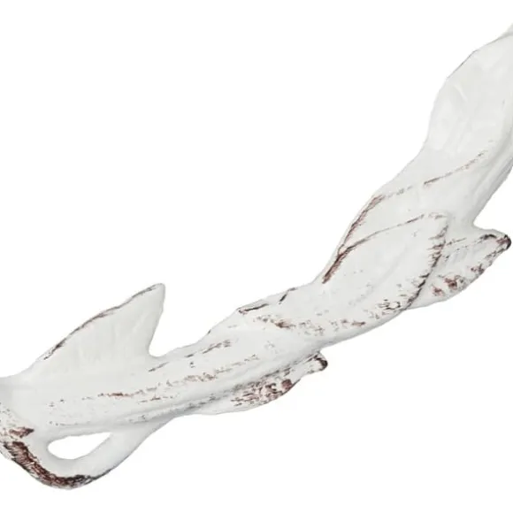 Fågelbad, väggmonterbart gjutjärn, 20x17x21 cm