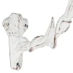 Fågelbad, väggmonterbart gjutjärn, 20x17x21 cm