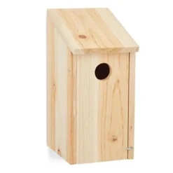 Fågelholk, Trä, 26x12x14,5 cm, Natur