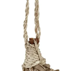 Fågelholk, Vävd av kokosfiber, 31x20 cm, Natur