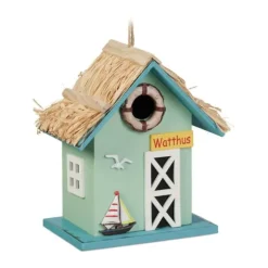 Fågelholk, 24,5x19x13,5 cm, Flerfärgad, Trä