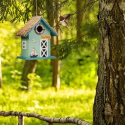 Fågelholk, 24,5x19x13,5 cm, Flerfärgad, Trä