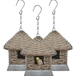 Fågelholkar 3 st korg