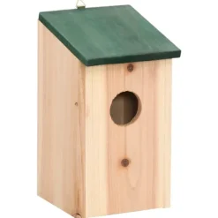 Fågelholkar 8 st trä 12x12x22 cm