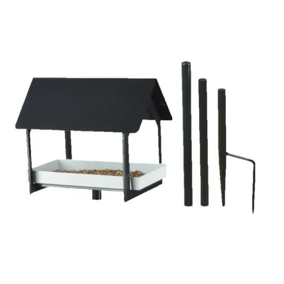 Fågelmatare - Esschert Design - Stål - Spett antracit - Utomhus - 126 cm