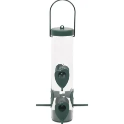 Fågelmatare 3 st mörkgrön 17x17x32 cm