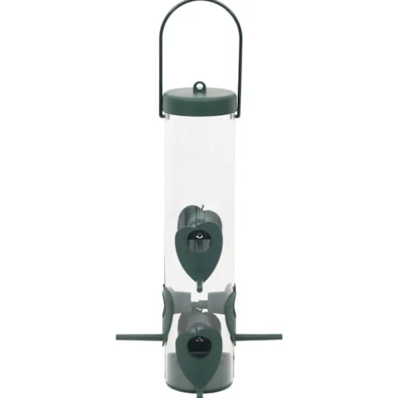 Fågelmatare 3 st mörkgrön 17x17x32 cm