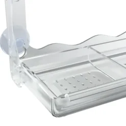 Fågelmatare för fönster 2 st akryl 30x12x15 cm - Fågelmatare - Fågelmatare Fönster - Home & Living