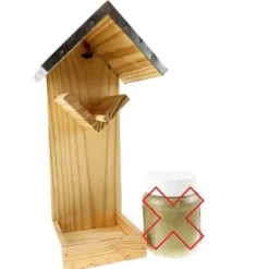 Fågelmatare för jordnötssmör, H 31 cm, för fåglar - Trixie