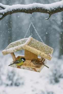 Fågelmatare i trä – fågelhus K110