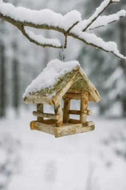 Fågelmatare i trä – fågelhus K110