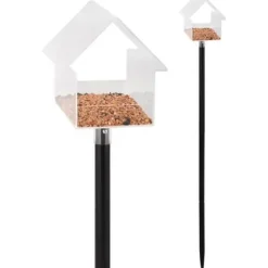 Fågelmatare på fot i akryl - ESSCHERT DESIGN