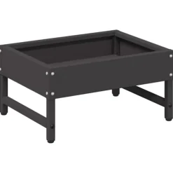 Fågelmatare Svart 80 x 28 x 13.5 cm Kallvalsat Stål