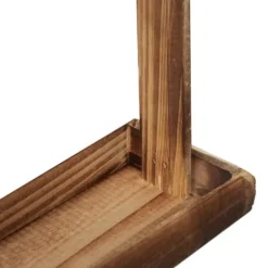 Fågelmatare, Trä, 16.5x21x8 cm, Brun