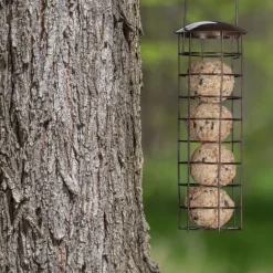 Fågelmatare, 31x8,5 cm, Brun