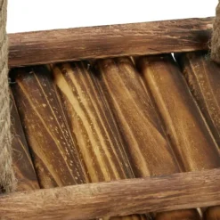 Fågelmatare, 25x25x6,5 cm, Brun