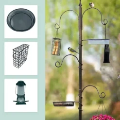 Fågelmatare, 231x55,9x5 cm, Stål