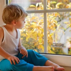 Fågelmatare, 17x11,5x5 cm, Transparent