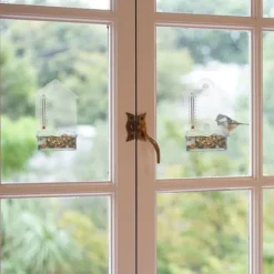 Fågelmatare, 17x11,5x5 cm, Transparent