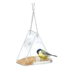 Fågelmatare, 13x12,5x12 cm, Transparent
