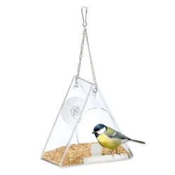 Fågelmatare, 13x12,5x12 cm, Transparent