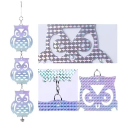 Fågelskrämma - Reflekterande ugglor