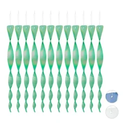 Fågelskrämmande spiral, 40x3,5 cm, Flerfärgad, Plast