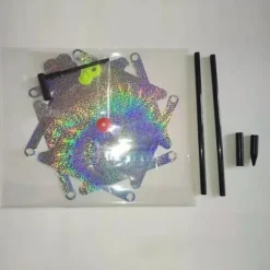 Fågelväderkvarn Utomhus Fågelavvisande PinWheels Reflekterande Väderkvarn Fågelavvisare