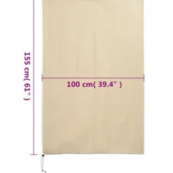 Fiberdukar med blixtlåsfunktion 4-pack - Växtfrostskydd | Storlek: 1x1,55 m | Vikt: 70 g/m²