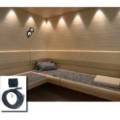 Fiberoptisk belysningssats för bastutak Cariitti Pro 16 W StarSky 23 Spots