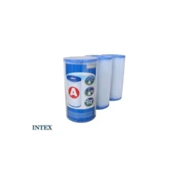 Filterpatroner för pool - INTEX - Paket med 6 - Typ A - 10,9 cm x 20,2 cm - Patronfilter