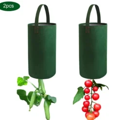 Filthängande Tomatväska Uppochnervänd Tomatplanter Multifunktionella Jordgubb Grönsaksblomma Växtväskor