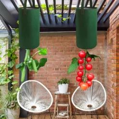 Filthängande Tomatväska Uppochnervänd Tomatplanter Multifunktionella Jordgubb Grönsaksblomma Växtväskor