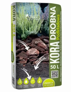 Finprimer för trädgårdsbruk för tallbark 50L 0-10mm