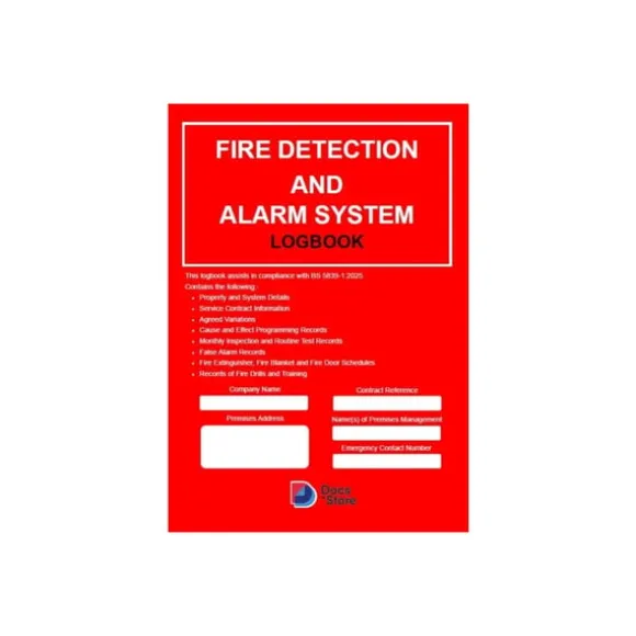 Fire Detection and Alarm System Logbook (häftad, eng)