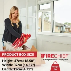 Firechief - FEL730 - 3-vånings hopfällbar stegstege med extra breda steg