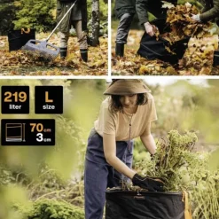 Fiskars 1028373 Trädgårdssäck 219 l