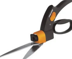 Fiskars Servo-System GS42 - Grässax - fiberglass-reinforced plastic - 32.2 cm - black with orange handle