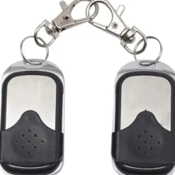 Fjärrkontroller för automatisk skjutgrindsöppnare, 433 MHz, 2-pack, vit (endast fjärrkontroller)