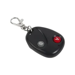 Fjärrkontrollnyckel Garageportssändare Trådlös 433MHz Plast Svart 2 Nycklar