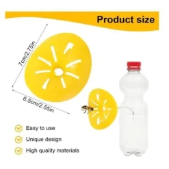 Fälla för asiatisk geting, mikrogeting, fälla för asiatisk geting, fälla för geting, bin fälla, insektsfälla i 6 delar