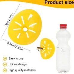 Fälla för asiatisk geting, mikrogeting, getingfälla för att fånga bin, insektsfälla i plast för fälla av skadedjur i huset.