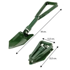 Fällbar spade/snöskyffel inkl. väska