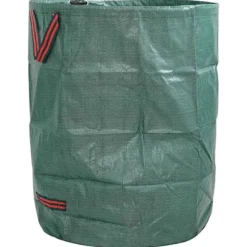 Fällbar Trädgårdssop påse med handtag 4 st | Kapacitet: 300 L | Färg: Grön