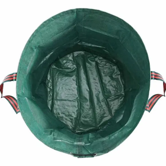 Fällbar Trädgårdssop påse med handtag 4 st | Kapacitet: 300 L | Färg: Grön