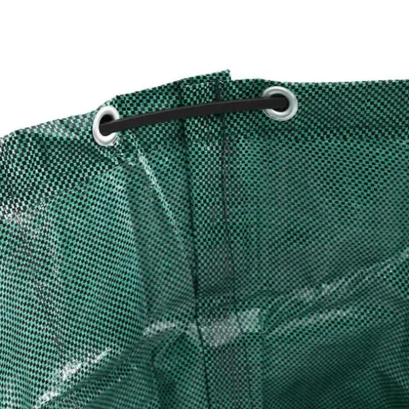 Fällbar Trädgårdssop påse med handtag 4 st | Kapacitet: 300 L | Färg: Grön