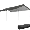 Fälltält, UV50-skydd, Justerbar höjd,Mörkgrå