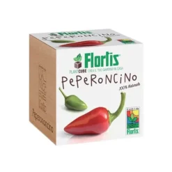 FLORTIS PLANTCUBE PEPERONCINO 7,5X7,5X7,5 CM GIARDINAGGIO PIANTE FIORI