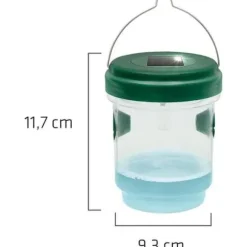 Flugfälla - CD14843 - Solenergi - 2st - Insektsavvisande - LED-ljus