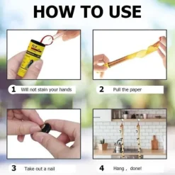 Flugfälla, pappersrulle för flugor, 16-pack